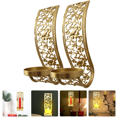 2pcs party candlestick holders Exquisite Hollow Middle East Style $9.19