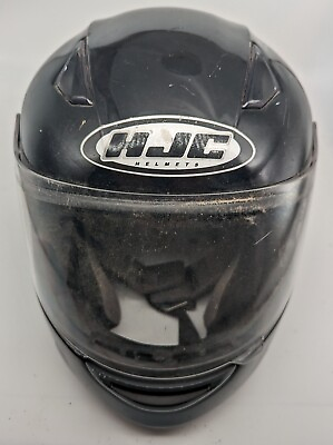 #ad HJC CL SP Motorcycle Helmet Black Size M Snell DOT Approved $50.00