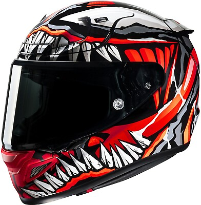 #ad #ad HJC RPHA 12 Maximized Venom Motorcycle Helmet Black Red $649.99