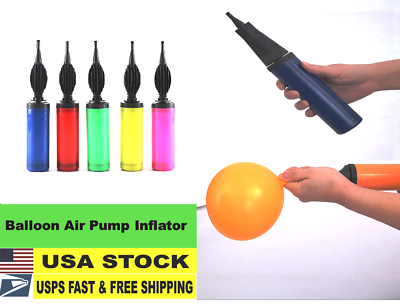 #ad Balloon Air Pump Inflator Handheld each single piece $5.97