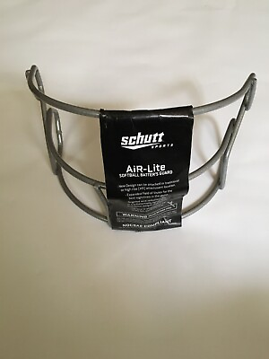 #ad Schutt Sports AiR Lite SILVER Softball Batter#x27;s Helmet Guard 123300 Size 3—711 $49.88
