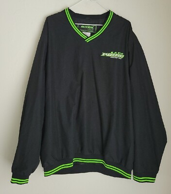 #ad Articwear By Artic Cat Cat#x27;s Pride Black Green Pullover Wind Jacket Sz XL EUC $44.99