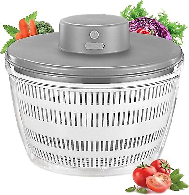 #ad Electric Salad Spinner 4L Wireless USB Salad Spinner Dehydrator for Fruit Ve... $52.01