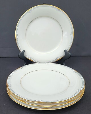 #ad Set of 4 Noritake Golden Cove Salad Plates **Excellent Condition** $29.95