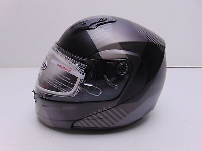 #ad GMAX MD 04S Modular Reserve Snow Helmet Matte Dark Silver Black 3XL $59.99