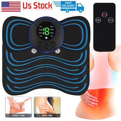 5pcs Portable EMS Electric Neck Back Massager Cervical Massage Patch Stimulator $8.99