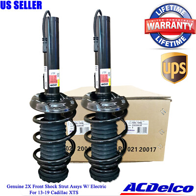 2X Genuine Front Shock Strut Assys W Electric For 13 19 Cadillac XTS Magneride $429.99