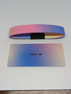 #ad Zox #9407 Fight On NEW Medium Wristband w Collector#x27;s Card $15.00