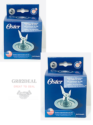 #ad Genuine Oster 4961 Blender Stainless Steel Blade With Gasket Sealing Ring 2 PACK $15.95