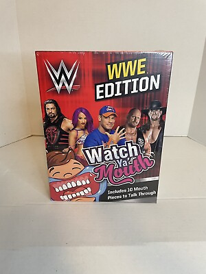 Watch Ya’ Mouth Game WWE EDITION Wrestling Party Gift WWF Rare Brand New Sealed $24.99