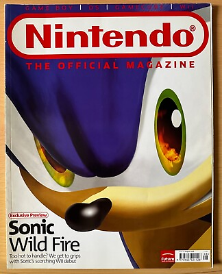 #ad Nintendo The Official Magazine #6 August 2006 Sonic Wild Fire Gamecube Wii GBP 5.69