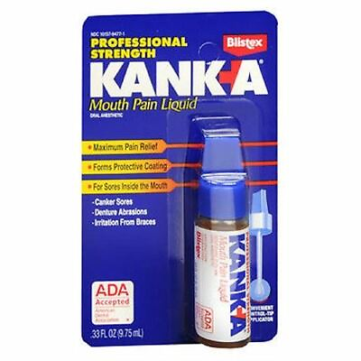#ad Kank A Mouth Pain Liquid Professional Strength 0.33 oz By Kank A $9.94