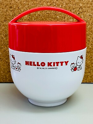 Sanrio Hello Kitty Keep Warm Lunch Box Food Container Box 540ml Lunch Jar Japan $78.44