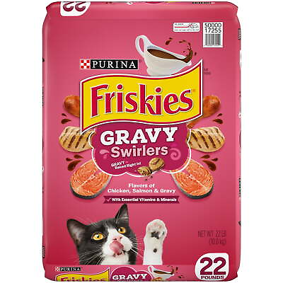 #ad Purina Gravy Swirlers Dry Cat Food for Adult Cats amp; Kittens Chicken amp; Salmon $18.39