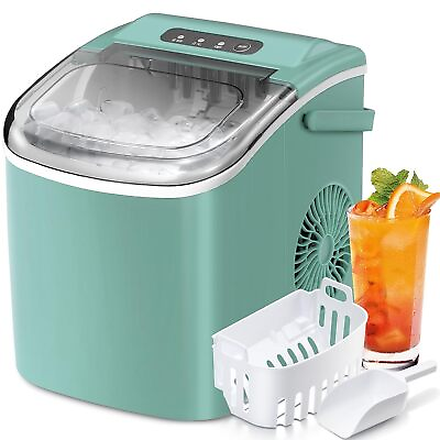 #ad Antarctic Star Countertop Ice Maker Portable Self Cleaning Machine 26lbs 24H $139.21
