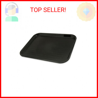#ad Carlisle FoodService Products Cafe Plastic Fast Food Tray 14quot; x 18quot; Black $7.93