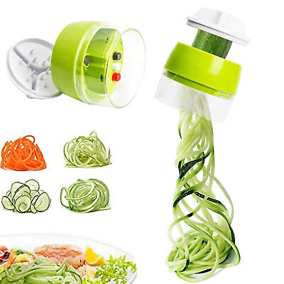 #ad 1X Piral Vegetable Cutter Veggie Slicer Noodle Maker For Spaghetti Salad Premium $14.34