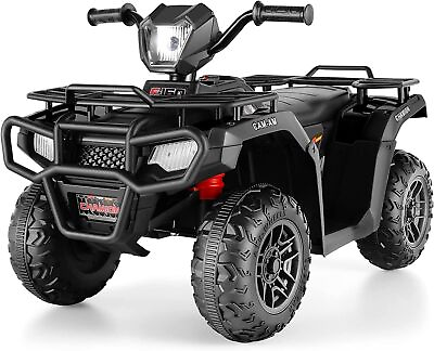 12V Quard ATV Power Wheel Ride On Electric Cars for Kids 3 7 Years Old 2 Speeds… $119.99