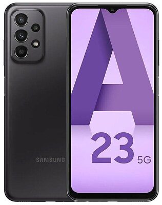 #ad Samsung Galaxy A23 5G SM A236U 64GB Black Unlocked Locked T Mobile ATamp;T $129.99