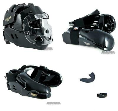 ProForce Thunder Sparring Gear Set Head Shield Hand Foot Mouth Youth Adult TKD $179.95