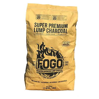 #ad FOGO Super Premium 17.6 Pound All Natural Chunk Oak Hardwood Lump Charcoal $35.01