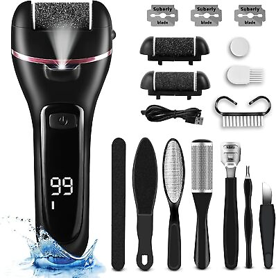 #ad Electric Callus Remover for Feet Rechargeable Portable Foot File Pedicure Set $15.99
