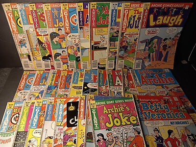 #ad 30 BRONZE AGE ARCHIE MIXED TITLE COMIC BOOK LOT BETTY VERONICA LITTLE ARCHIE $60.00