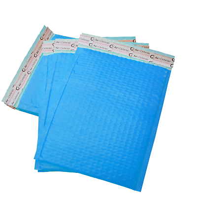 #ad AirnDefense Any Size Blue Poly Bubble Mailers Plastic Shipping Padded Envelopes $117.51