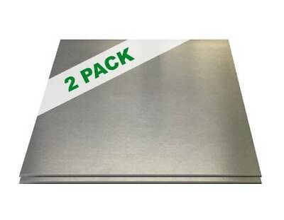 2 PACK 1 8quot; .125 Aluminum Sheet Plate 6quot; x 6quot; 5052 $12.75