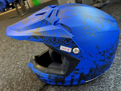 #ad HJC CL XY II Creeper Youth MX Offroad Helmet Blue Black $70.00
