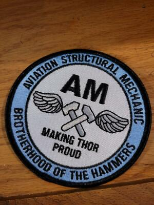 AVIATION STRUCTURAL MECHANIC Patch NEW AM US NAVY US COAST GUARD THOR USCG $6.50