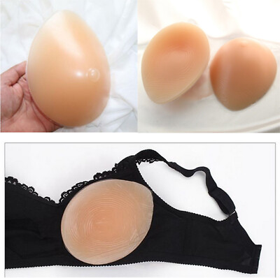 Waterdrop Silicone Breast Form Bra Insert Fake Boob for Mastectomy Crossdresser $9.99