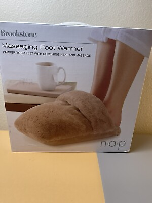 #ad Brookstone Massaging Foot Warmer Heat Massage Feet $22.87