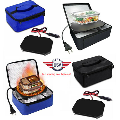 Personal Mini Food Warmers Portable Microwave Warming Oven Lunchbox for Car Home $26.80