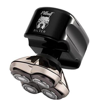 Skull Shaver Pitbull Silver PRO Electric Head amp; Face Shaver for Men Wet Dry $44.95