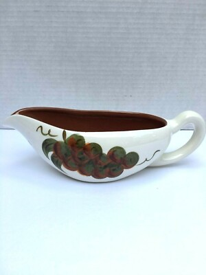 Stangl quot;Orchard Songquot; Gravy Boat Grape with Leaves Motif Pottery Thanksgiving $12.38