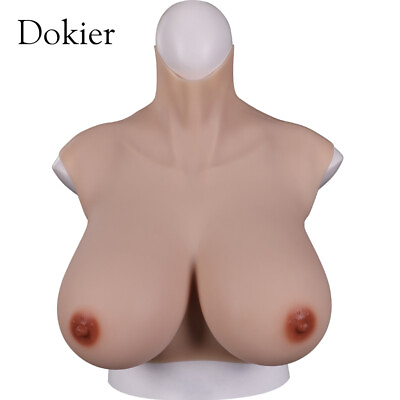 #ad Dokier Oversize Silicone Breast Forms For Large Frame Crossdresser Drag Queen $269.99
