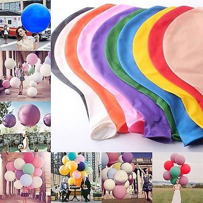 36quot; Inch Large Giant Big Latex Balloons Birthday Party Wedding Pick Your Color $2.06
