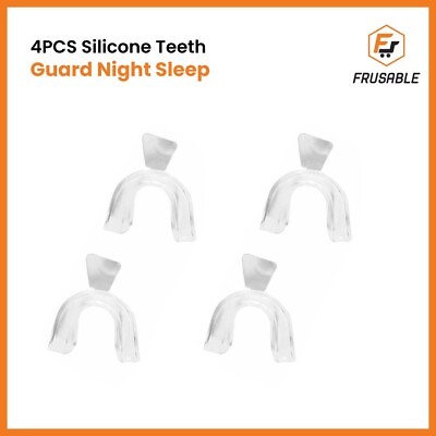 4PCS Silicone Mouth Guard Night Sleep Teeth Clenching Grinding Dental Bite US $5.76