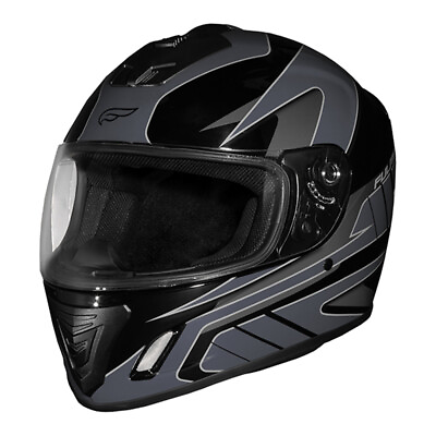 #ad Fulmer 152 Ace Iconic Black Full Face Motorcycle Helmet Adult Size Small $49.99