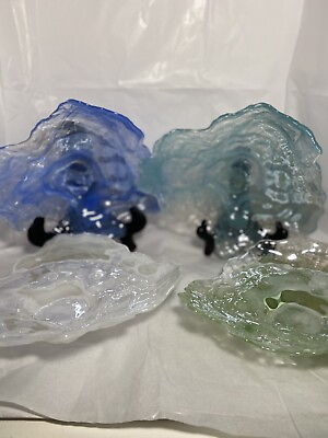Iridescent Oyster Shell Dish Bowl Set of 4 $35.00