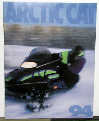 #ad #ad 1994 Artic Cat Snowmobile Racing Program Features Sales Brochure $17.86