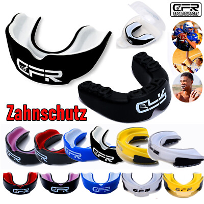 CFR Mouth Guard Adults Boxing Teeth Protector MMA Sports Mouthpiece With Case $5.99