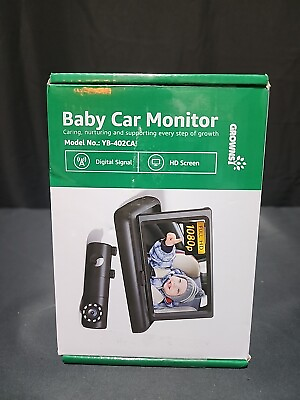 #ad Grownsy Baby Car Camera 4.4quot; HD 1080P Display Baby Car Mirror YB 402CA $39.99