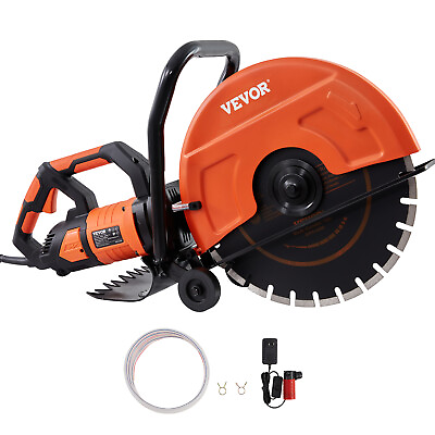 #ad VEVOR 16#x27;#x27; Electric Concrete Saw Wet Dry Saw Cutter with Water Pump and Blade $165.99