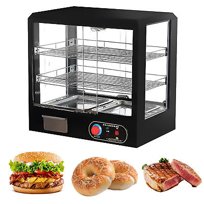 #ad 3 Tier Food Warmer Display Case Commercial Food Pizza Egg Tart Showcase Electric $241.80