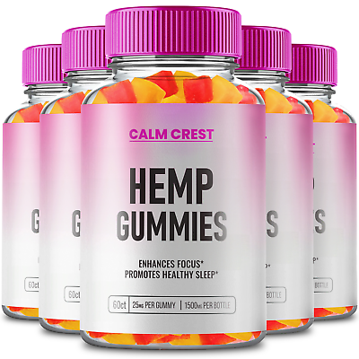 #ad Calm Crest Gummies Official Formula 5 Pack $89.95