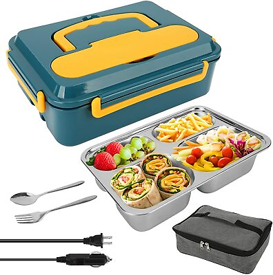 Electric Lunch Box Food Warmer Portable Food Heater for Car amp; Home 2V 24V 110V $32.99