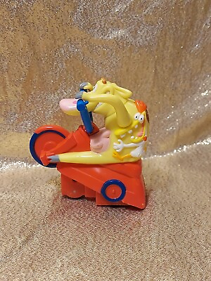 #ad #ad 1999 TACO BELL Fast Food KIDS MEAL TOY COW AND CHICKEN POP A WHEELIE $10.50