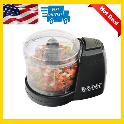 Electric Food Chopper Mini Compact Processor Kitchen Onions Vegetable Chopping $29.30